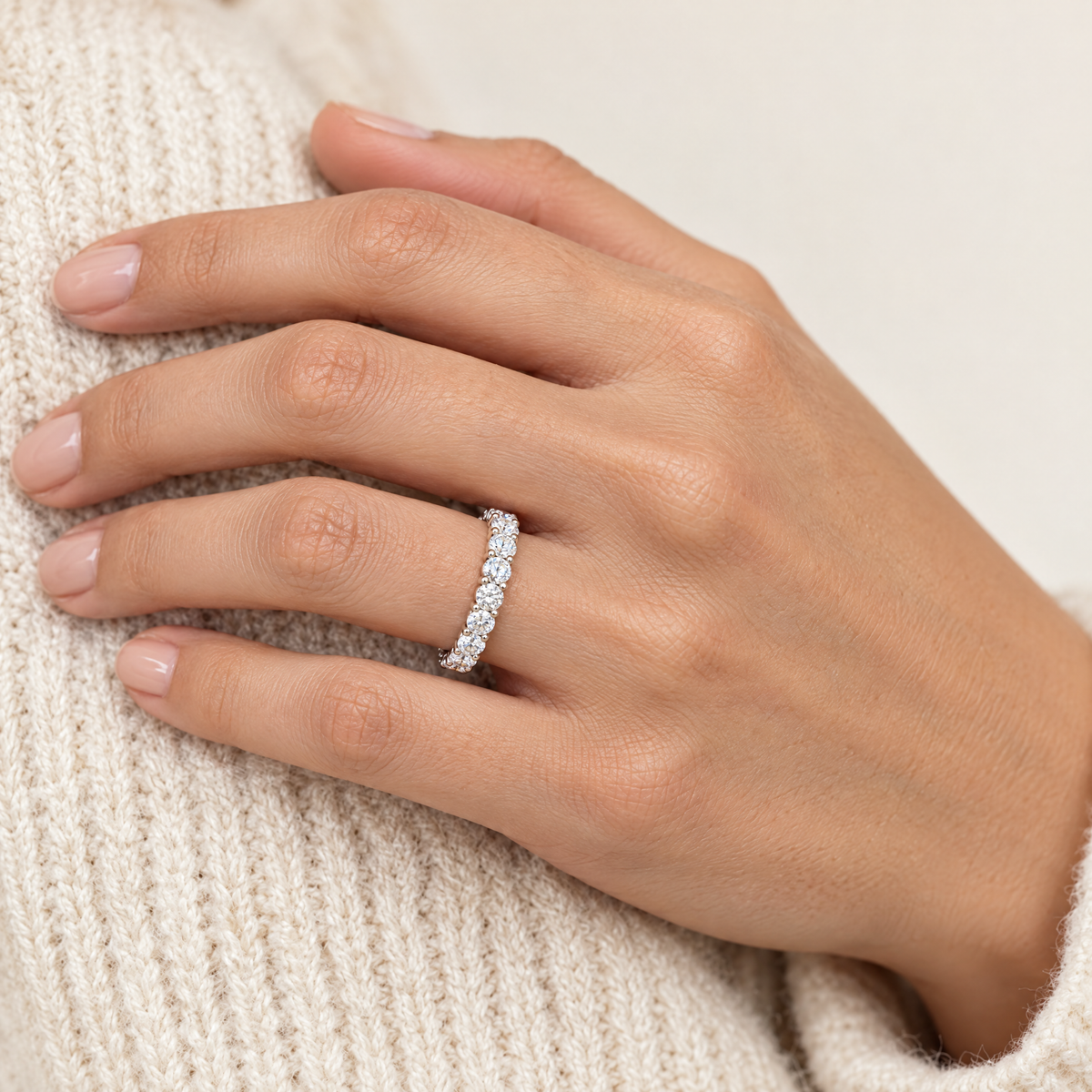 Eternity Band, worn