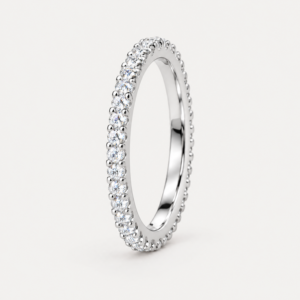 Pavé Band in sterling silver