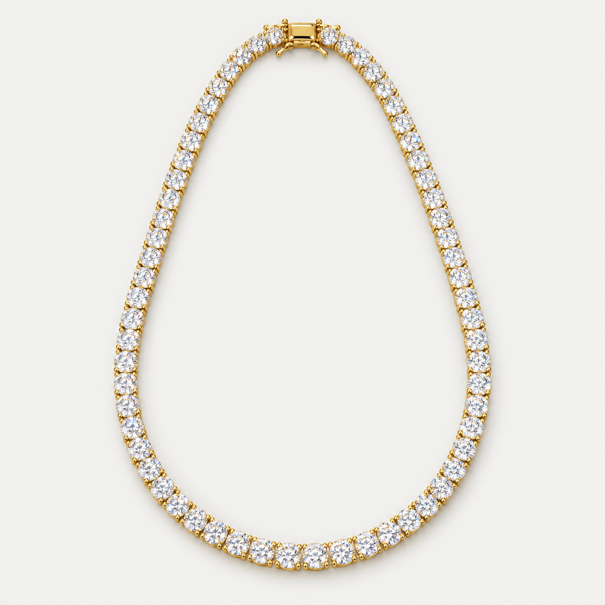 Tennis Chain in 18K gold plating